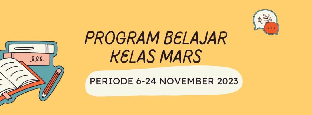 Protected: Program Belajar Kelas Mars Periode 6 – 24 November 2023